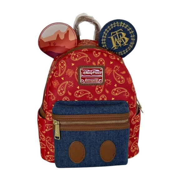 Disney Loungefly Mickey Mouse Main Attraction Thunder Mountain Railroad Backpack main image 8